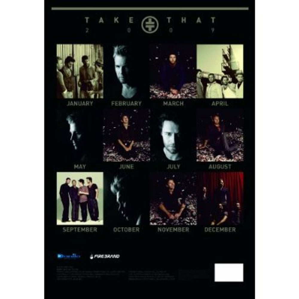 Take That Official Calendar 2009 UK calendar TAKCAOF430892