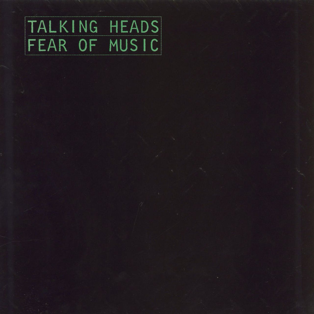 Talking Heads Fear Of Music UK vinyl LP album (LP record) SRK6076