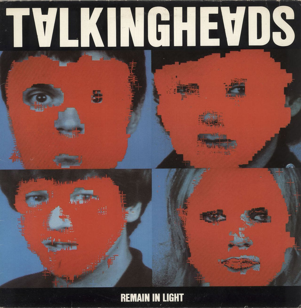 Talking Heads Remain In Light + Insert Belgian vinyl LP album (LP record) WBN56867