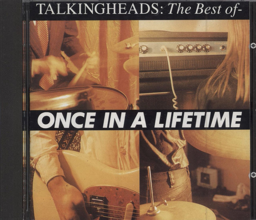 Talking Heads The Best Of - Once In A Lifetime UK CD album (CDLP) CDEMD1039