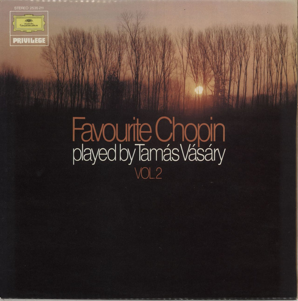 Tamás Vásáry Favourite Chopin Vol. 2 UK vinyl LP album (LP record) 2535211