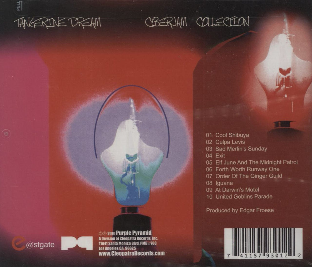 Tangerine Dream Cyberjam Collection - Sealed US CD album (CDLP) 741157930122