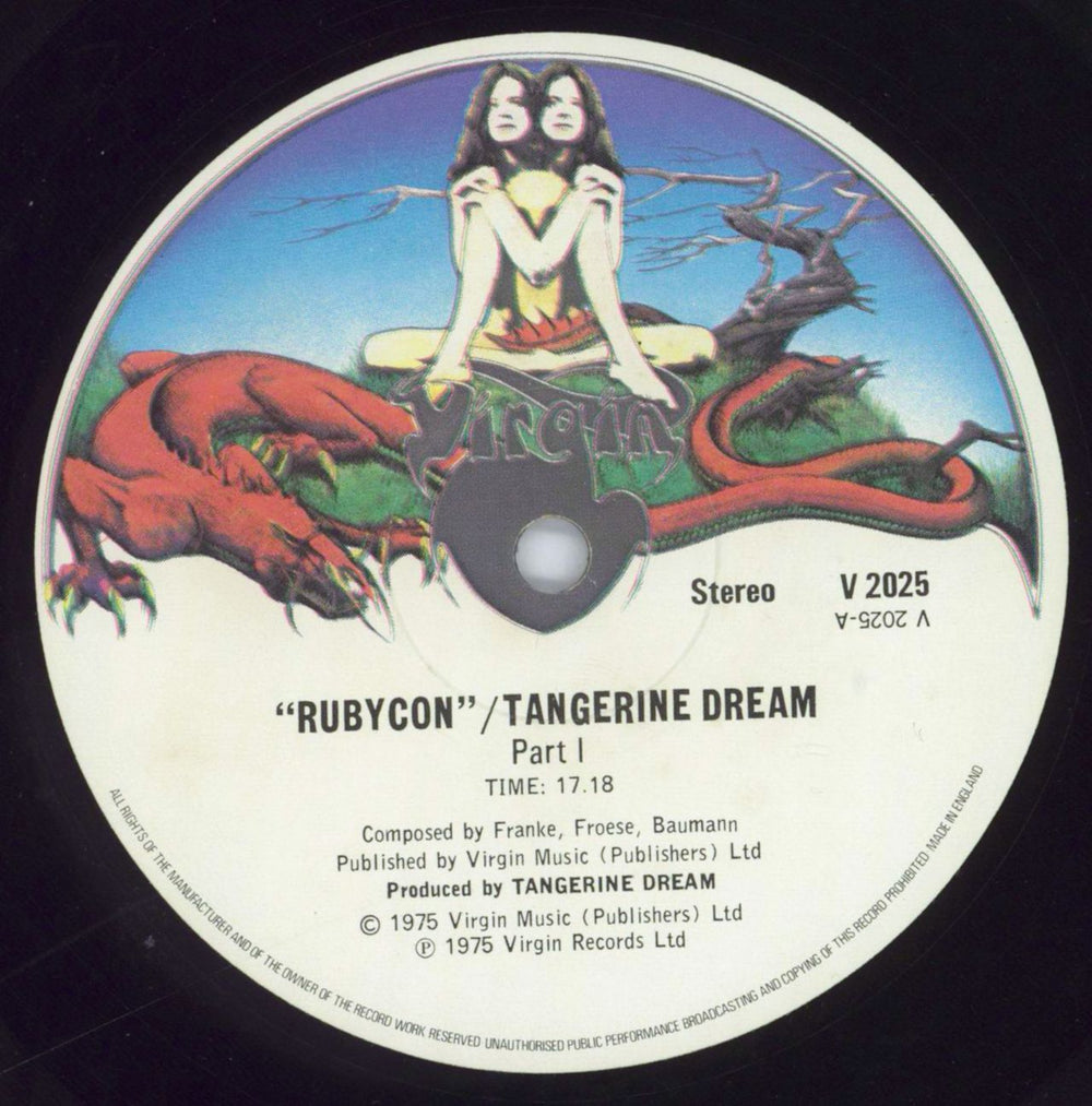 Tangerine Dream Rubycon - 1st - EX UK vinyl LP album (LP record) TANLPRU246485