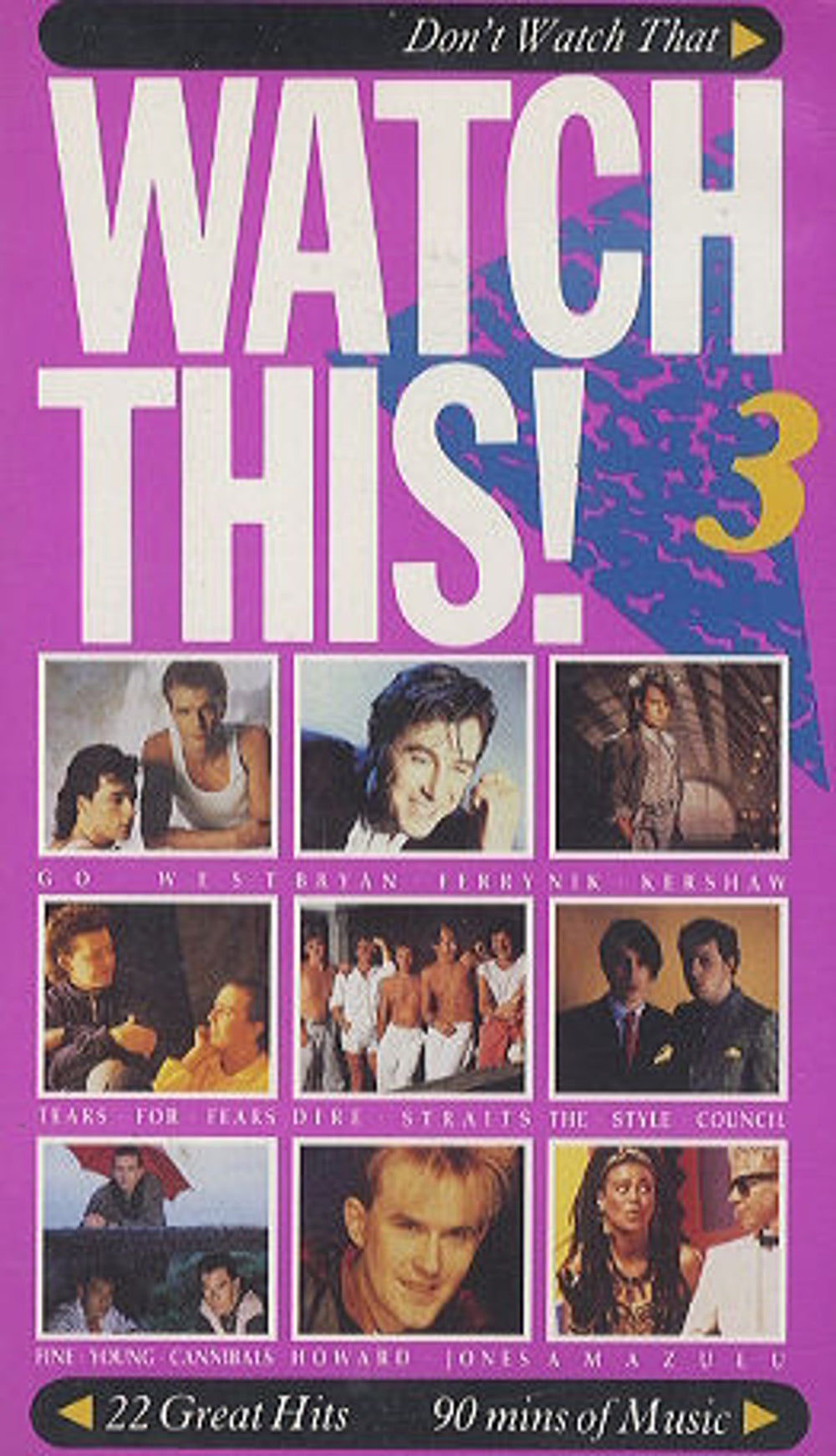 Tears For Fears Head Over Heels - on Don't Watch That... Video Compilation UK video (VHS or PAL or NTSC) 0412772