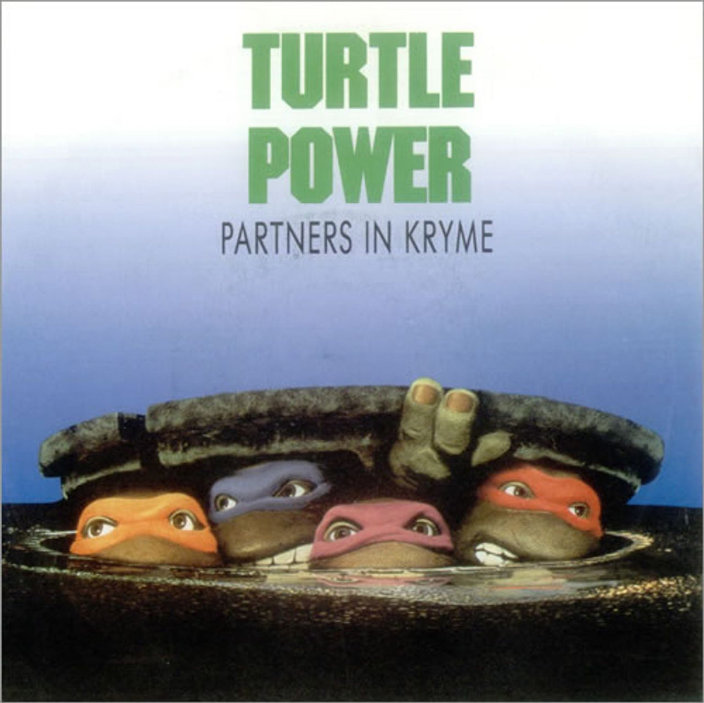 Teenage Mutant Ninja Turtles Turtle Power UK 7" vinyl single (7 inch record / 45) TURTLE1