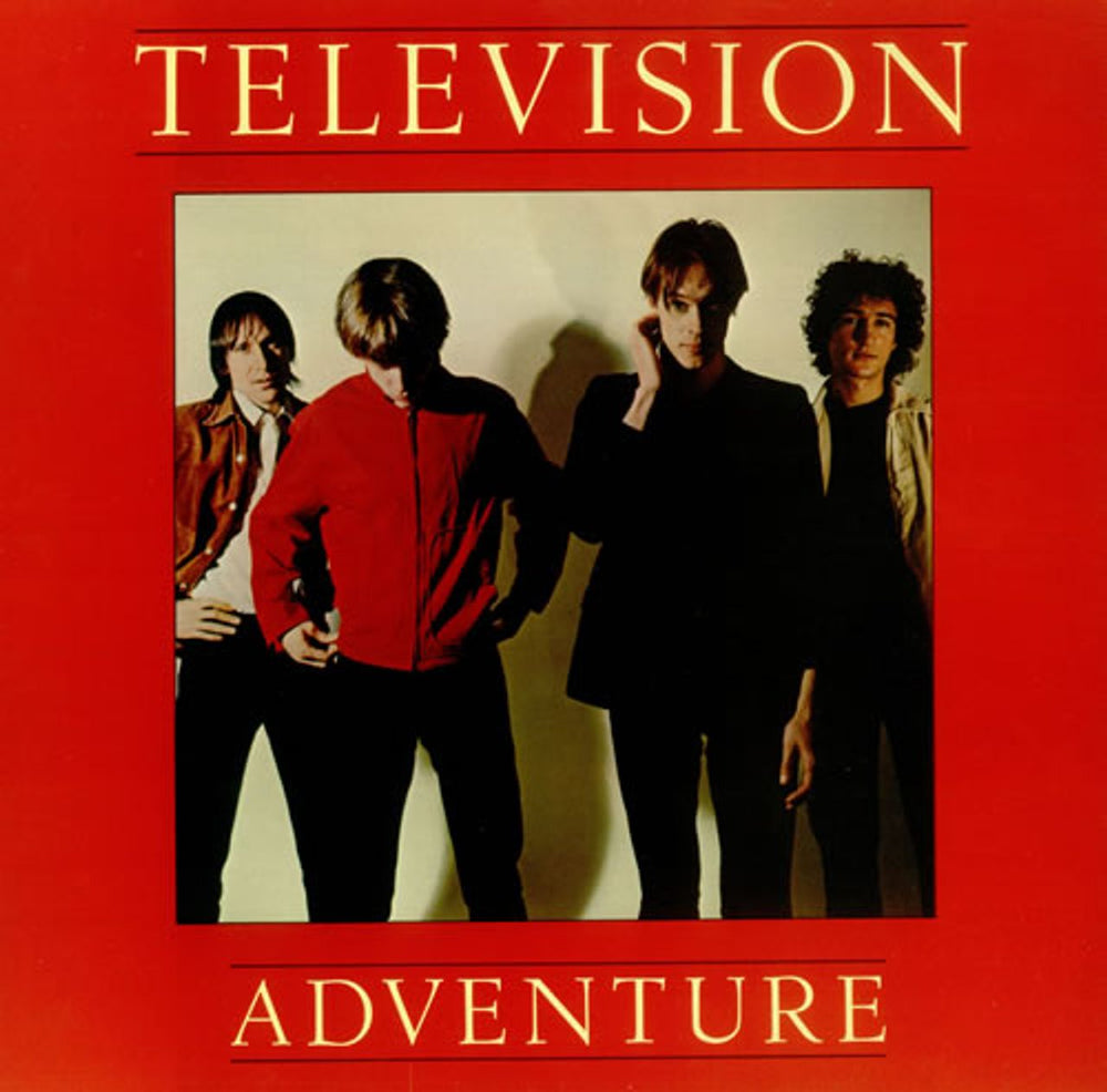 Television Adventure - Red Vinyl UK vinyl LP album (LP record) K52072