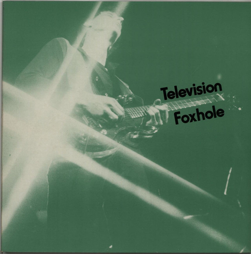 Television Foxhole - Red Vinyl + Green Sleeve UK 12" vinyl single (12 inch record / Maxi-single) K12287