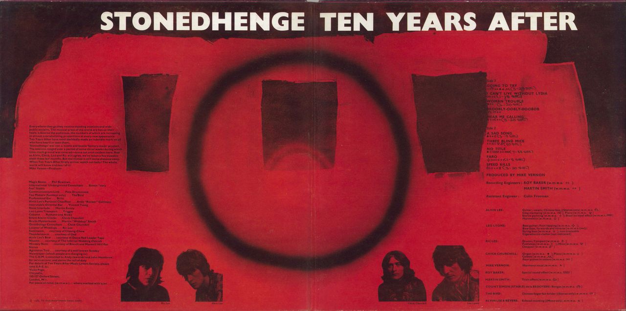 Ten After Stonedhenge - - WOS UK Vinyl LP RareVinyl.com