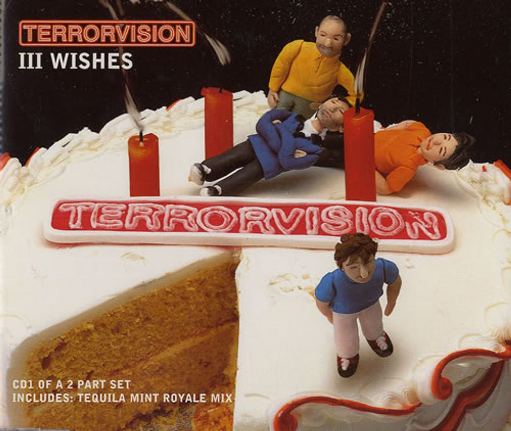 Terrorvision 3 Wishes UK 2-CD single set (Double CD single) CDVEGAS/S17