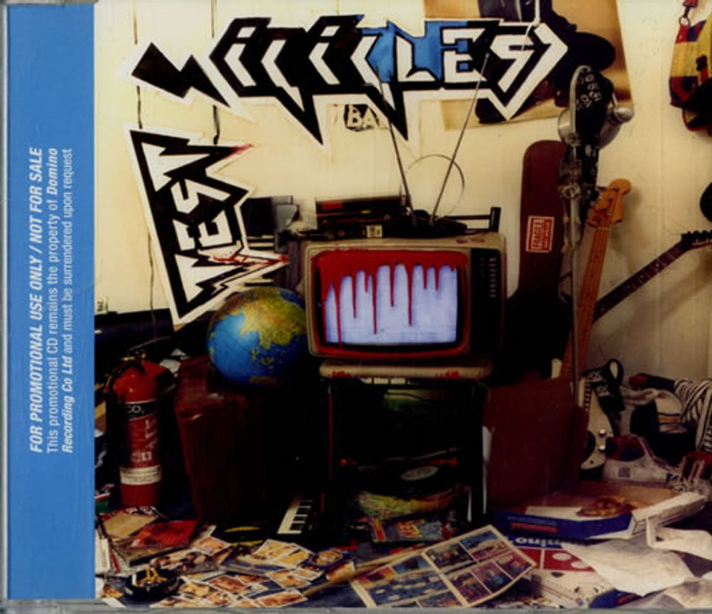 Test Icicles For Screening Purposes Only UK Promo CD album (CDLP) WIGCD163P