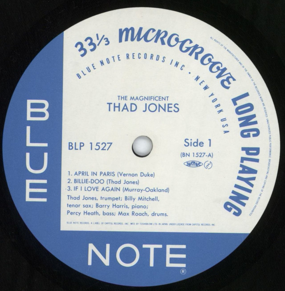 Thad Jones The Magnificent Thad Jones Japanese Promo vinyl LP album (LP record) T/JLPTH816027