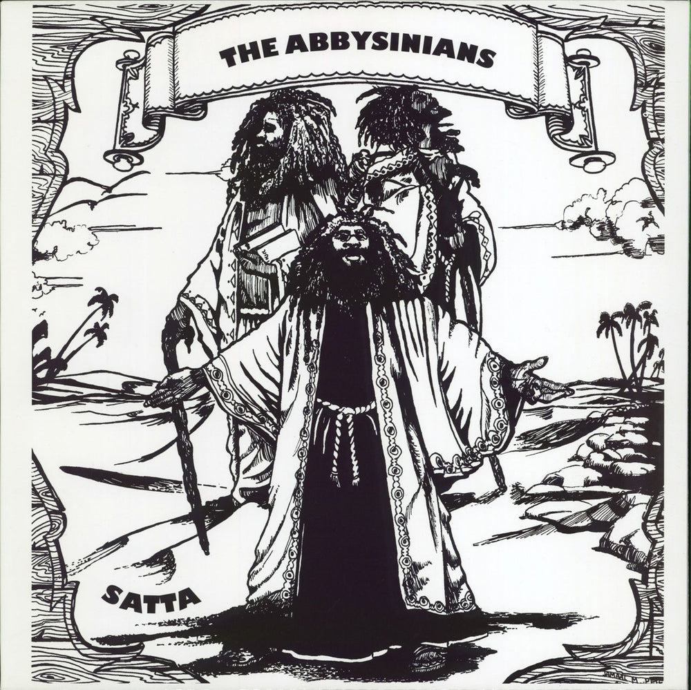 The Abyssinians Satta US vinyl LP album (LP record) AZ2000