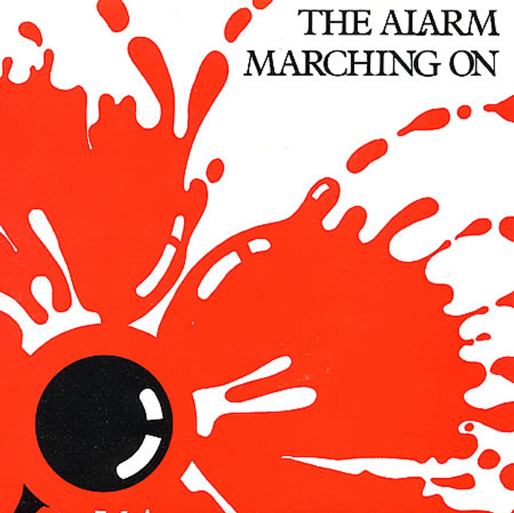 The Alarm Marching On UK 7" vinyl single (7 inch record / 45) ILS0032