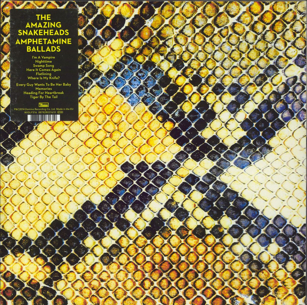 The Amazing Snakeheads Amphetamine Ballads - 180 Gram - Sealed UK vinyl LP album (LP record) WIGLP316