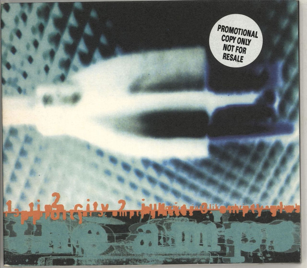 The Amps Tipp City - Promo Stickered UK CD single (CD5 / 5") BAD5015CD