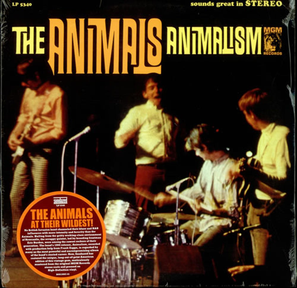 The Animals Animalism US vinyl LP album (LP record) B0013907-01