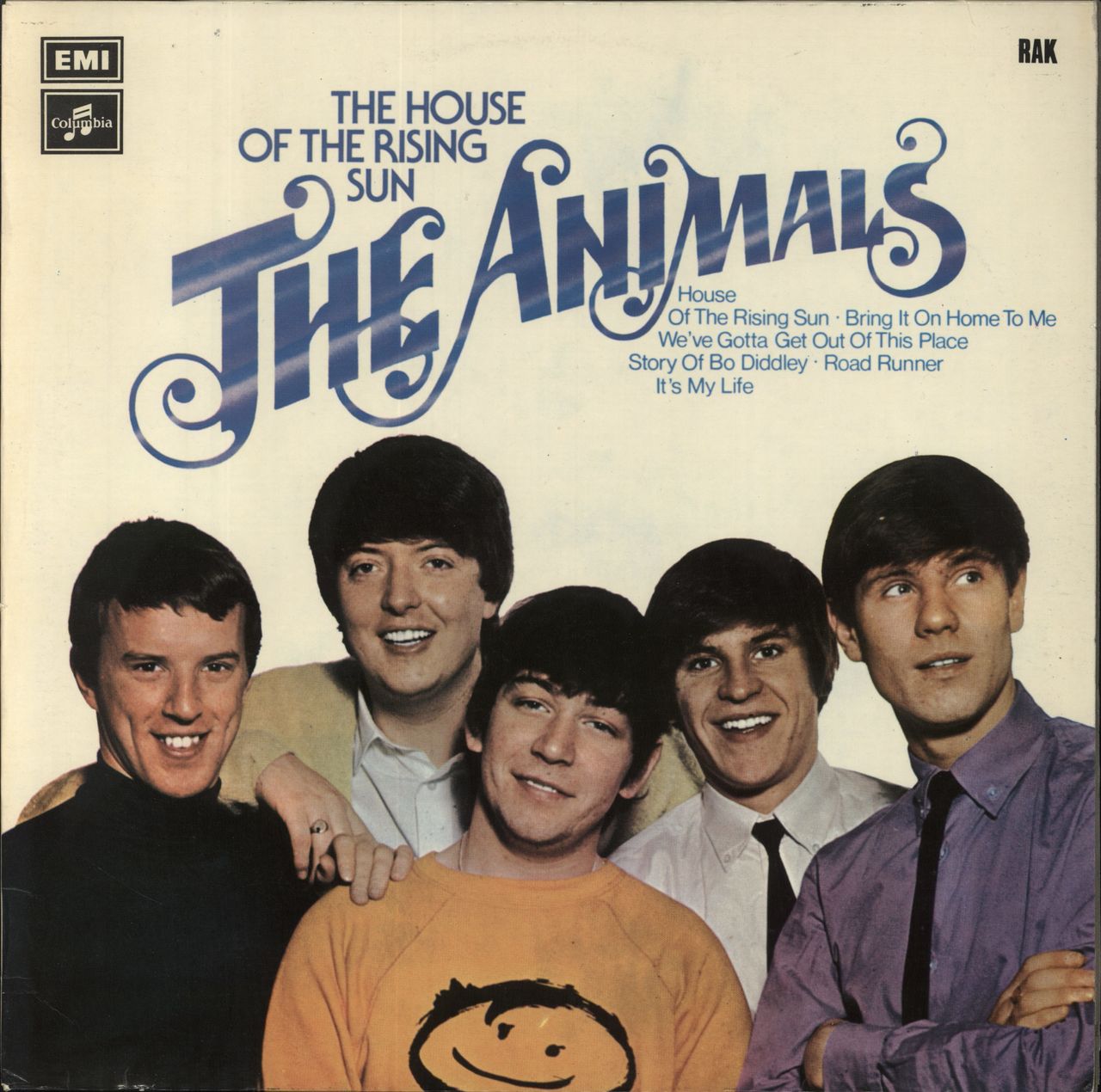 The Animals The House Of The Rising Sun Greek Vinyl LP — RareVinyl.com