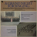 The Band Of H.M. Royal Marines A Grand Night For Singing UK vinyl LP album (LP record) TWOX1049
