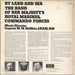 The Band Of H.M. Royal Marines By Land And Sea UK vinyl LP album (LP record)