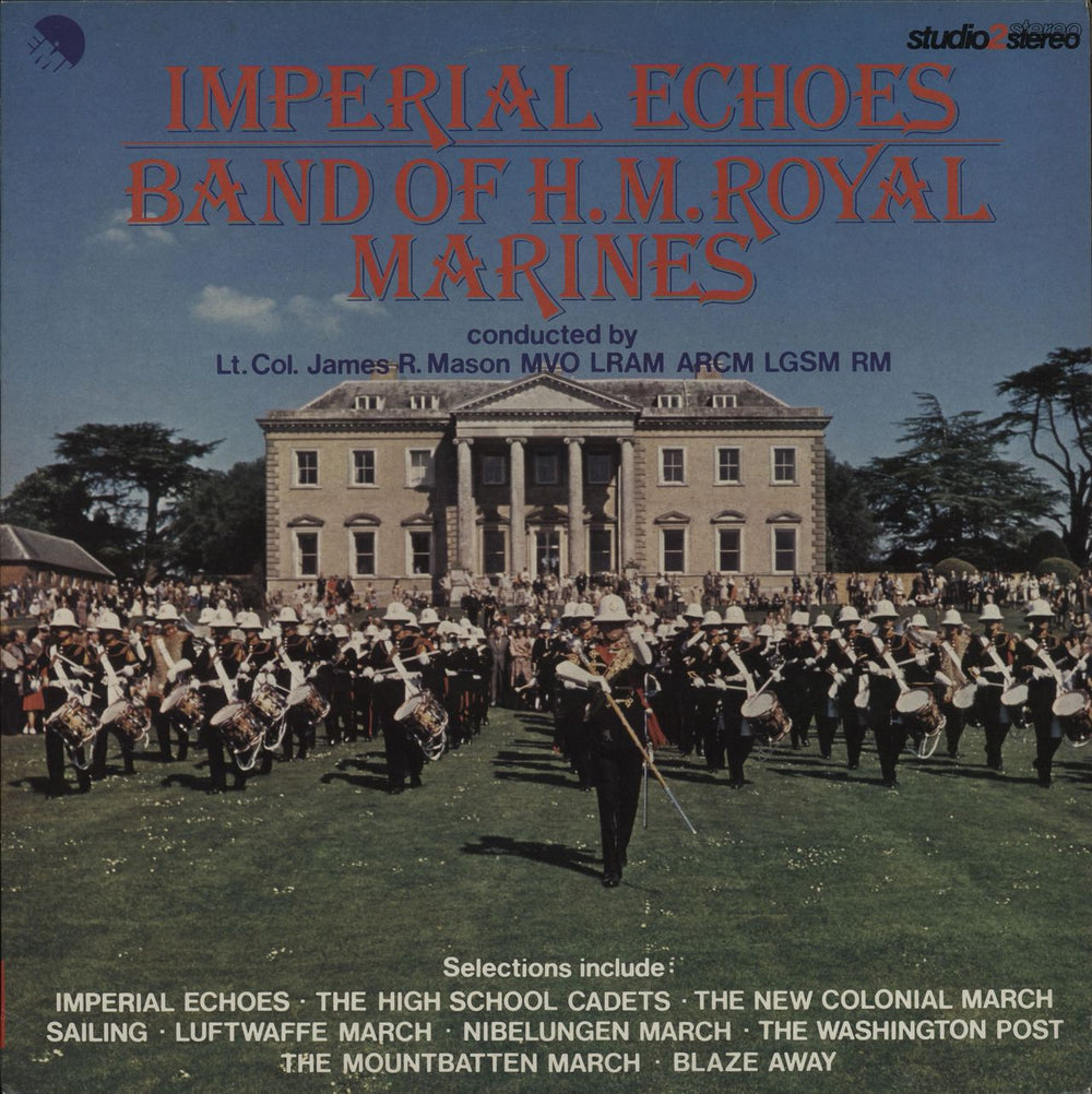 The Band Of H.M. Royal Marines Imperial Echoes UK vinyl LP album (LP record) TWOX1079