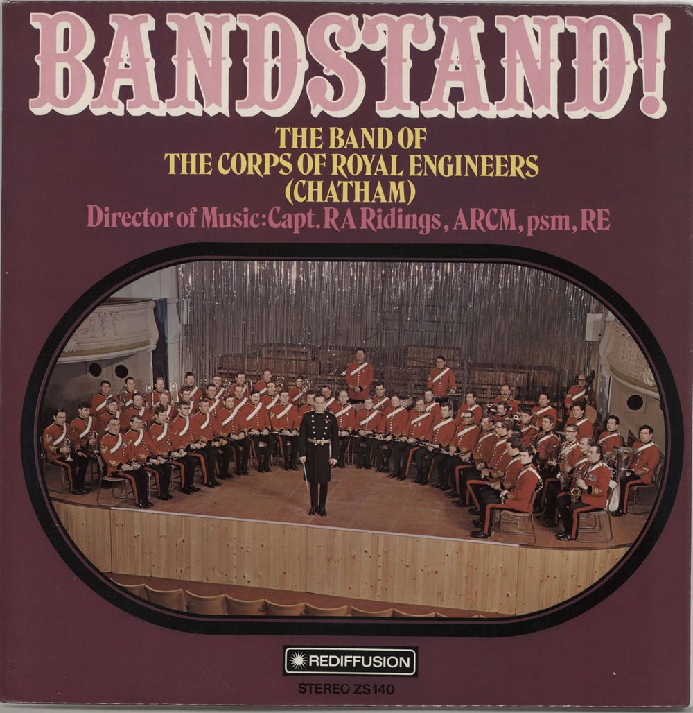 The Band Of The Corps Of Royal Engineers Bandstand! UK vinyl LP album (LP record) ZS140