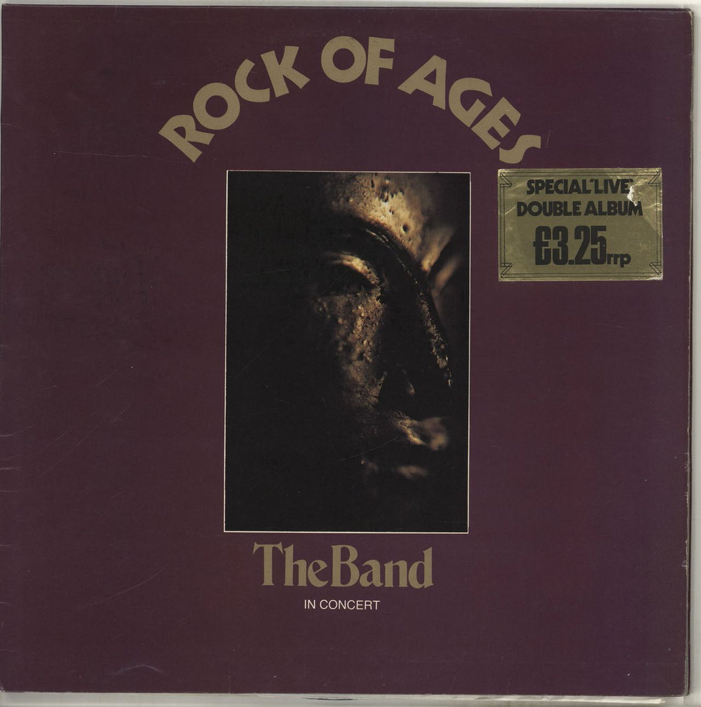 The Band Rock Of Ages - Stickered sleeve - EX UK 2-LP vinyl record set (Double LP Album) E-STSP11