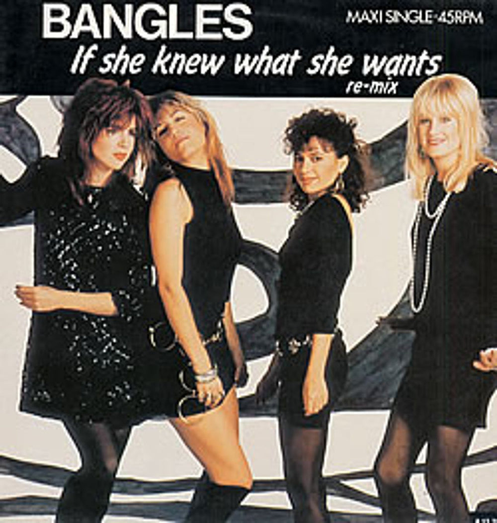 The Bangles If She Knew What She Wants Dutch 12" vinyl single (12 inch record / Maxi-single) A12.7062