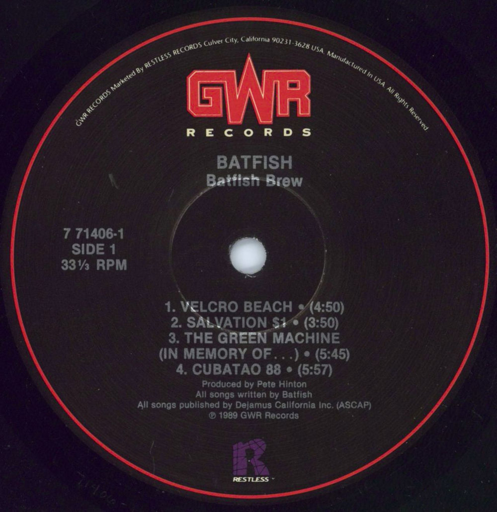 The Batfish Boys Batfish Brew US vinyl LP album (LP record) BFILPBA800426