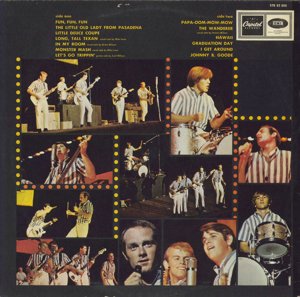 The Beach Boys Concert German vinyl LP album (LP record)