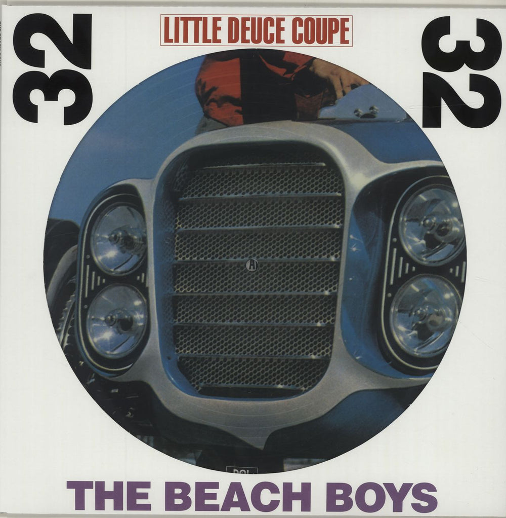 The Beach Boys Little Deuce Coupe Russian picture disc LP (vinyl picture disc album) DOS657HP