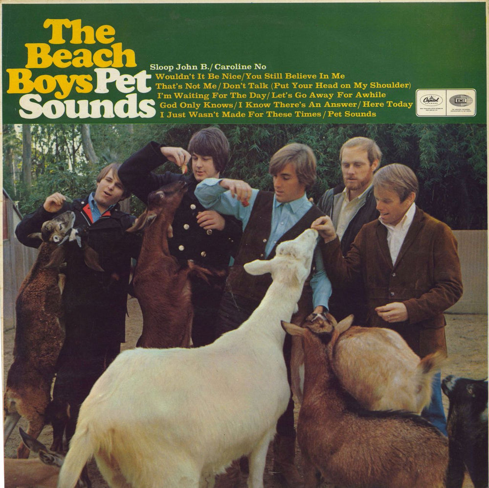 The Beach Boys Pet Sounds - 2nd - VG UK vinyl LP album (LP record) ST2458