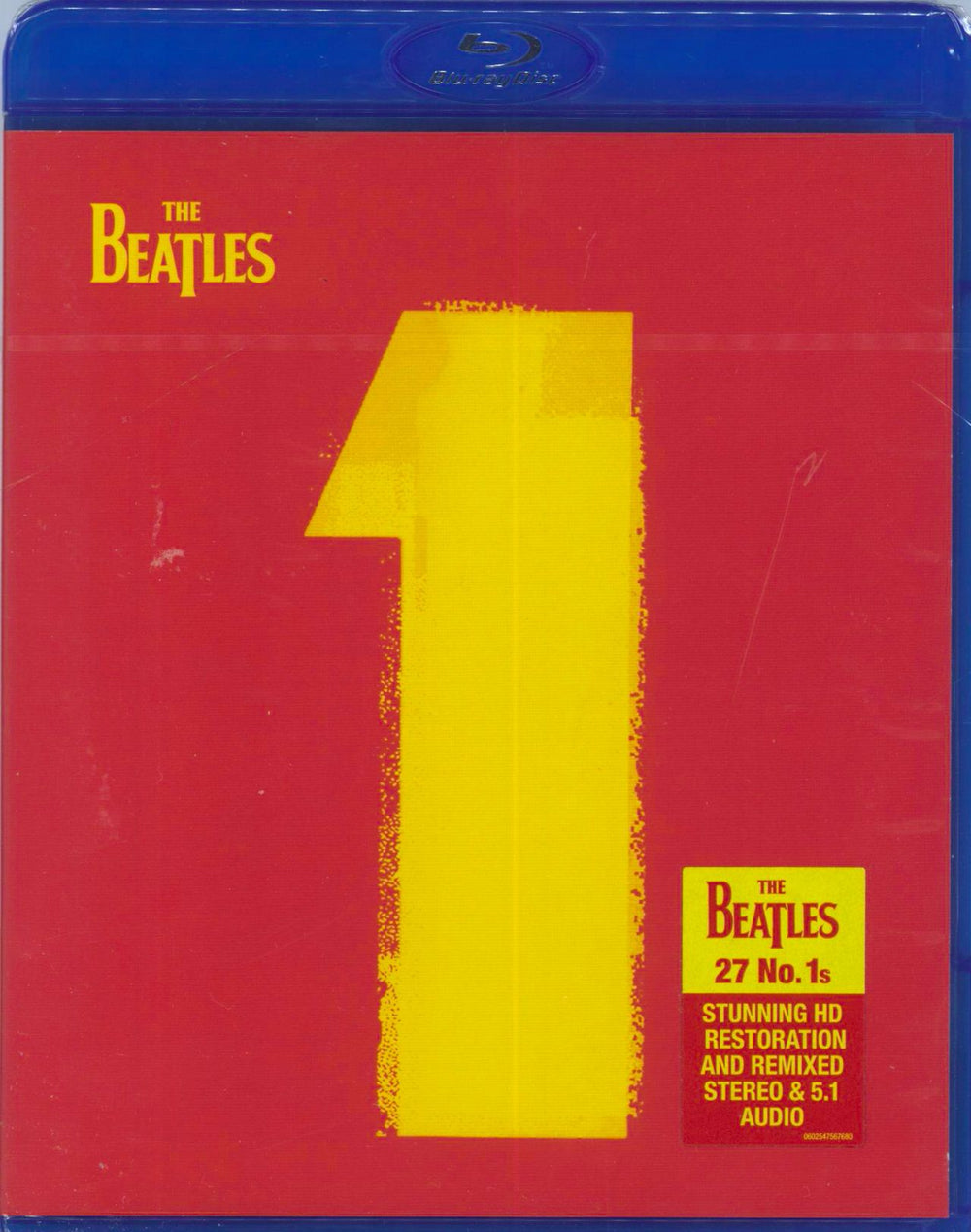 The Beatles 1 - One - Sealed UK Blu Ray DVD 0602547567680