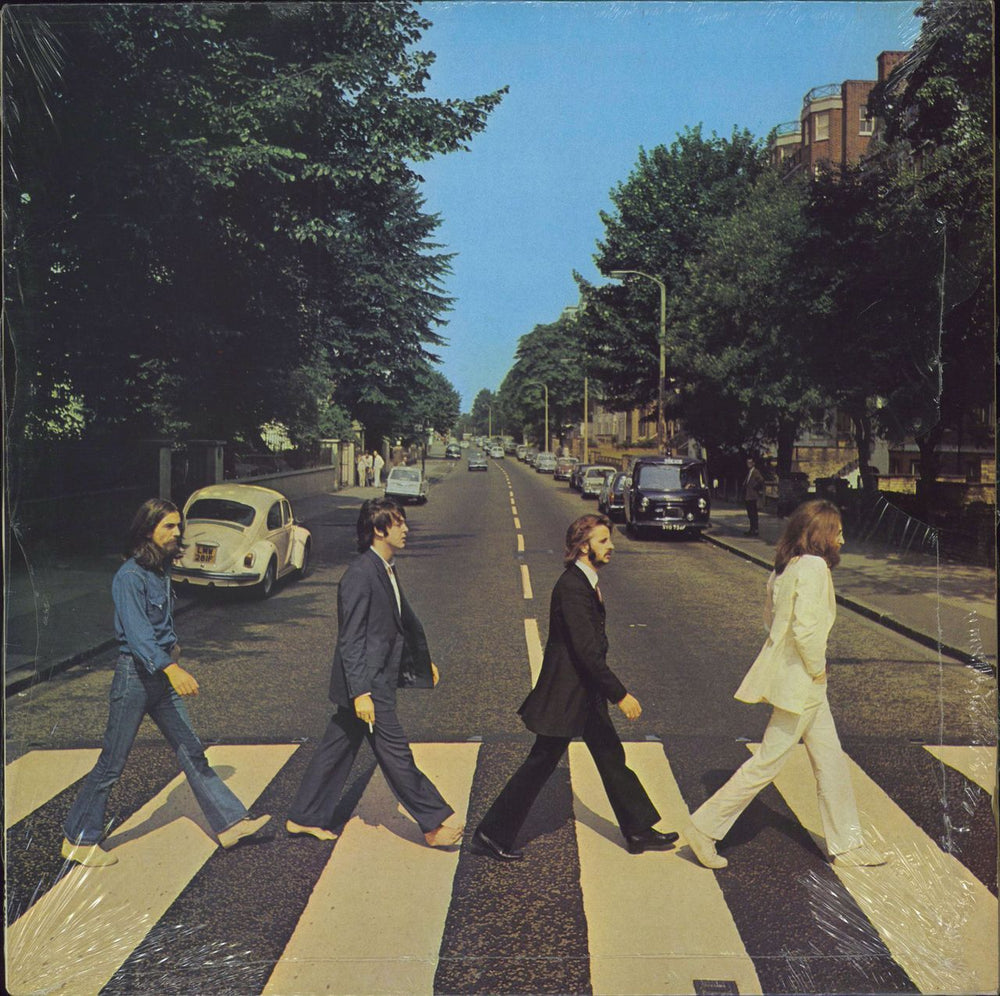 The Beatles Abbey Road - 3rd - Shrink UK vinyl LP album (LP record) PCS7088