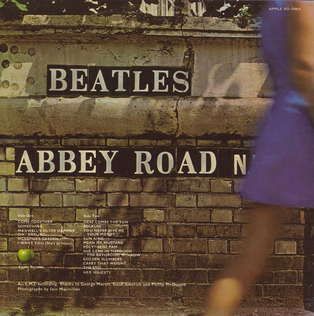 The Beatles Abbey Road Canadian vinyl LP album (LP record)