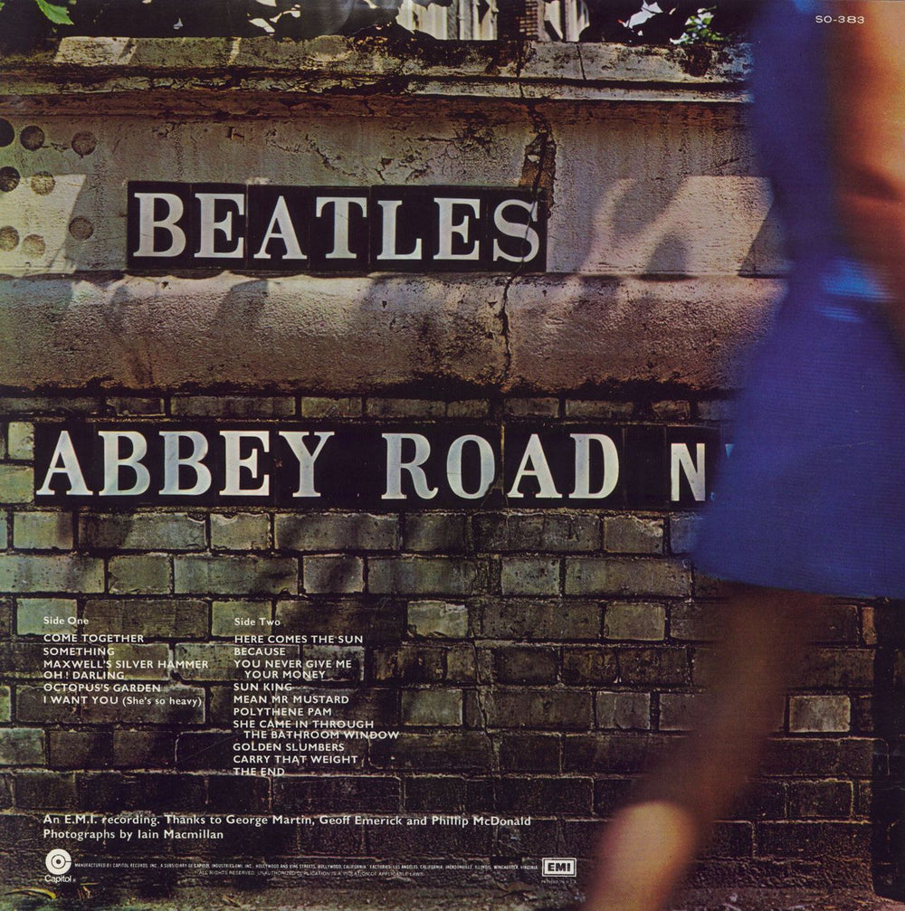 The Beatles Abbey Road - Peach Label US vinyl LP album (LP record)