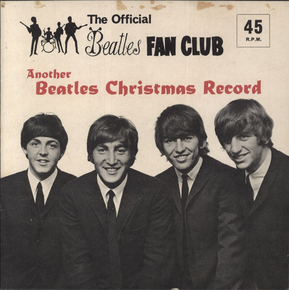 The Beatles Another Beatles Christmas Record + Newsletter UK 7" vinyl single (7 inch record / 45) LYN757