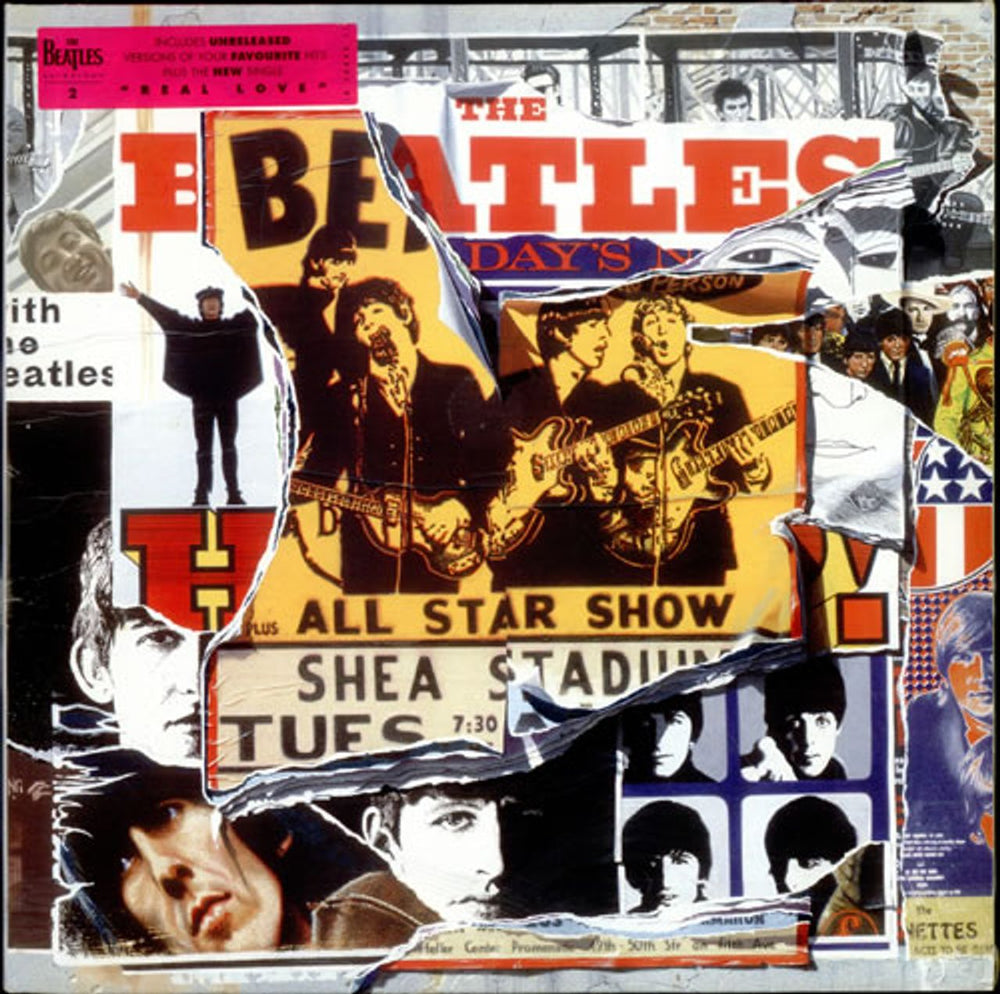 The Beatles Anthology 2 + Hype Sticker UK 3-LP vinyl record set (Triple LP Album) PCSP728