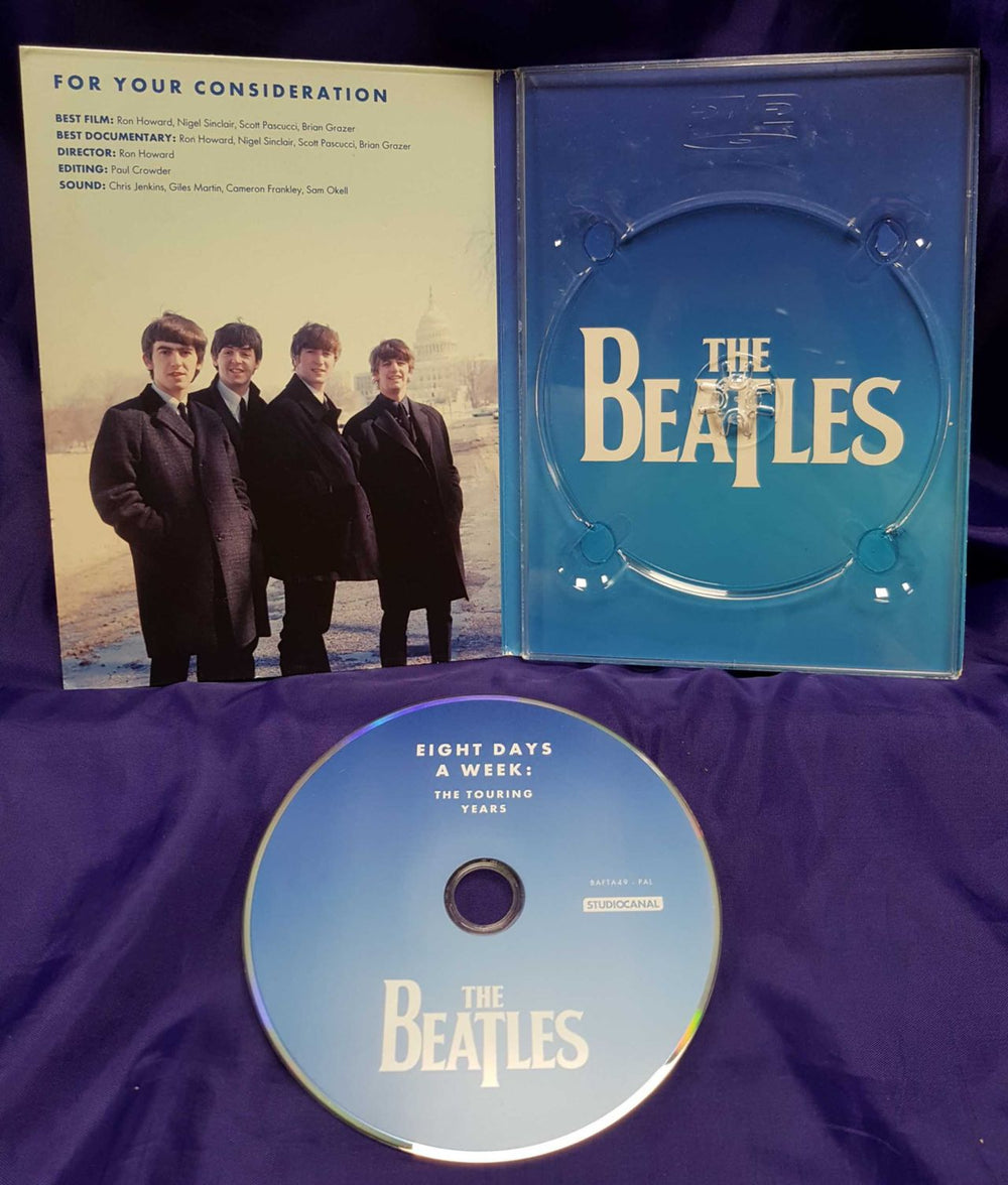 The Beatles Eight Days A Week The Touring Years UK Promo DVD