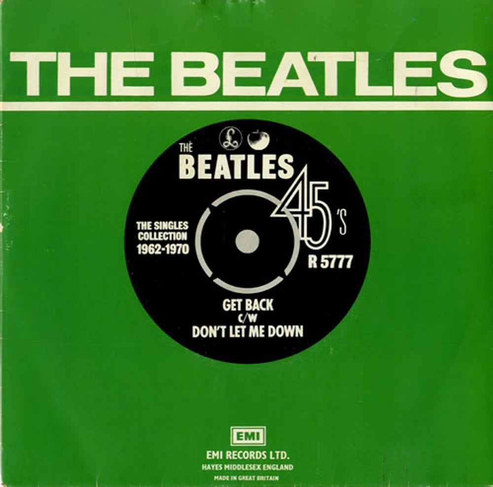 The Beatles Get Back - 1976 UK 7" vinyl single (7 inch record / 45) R5777