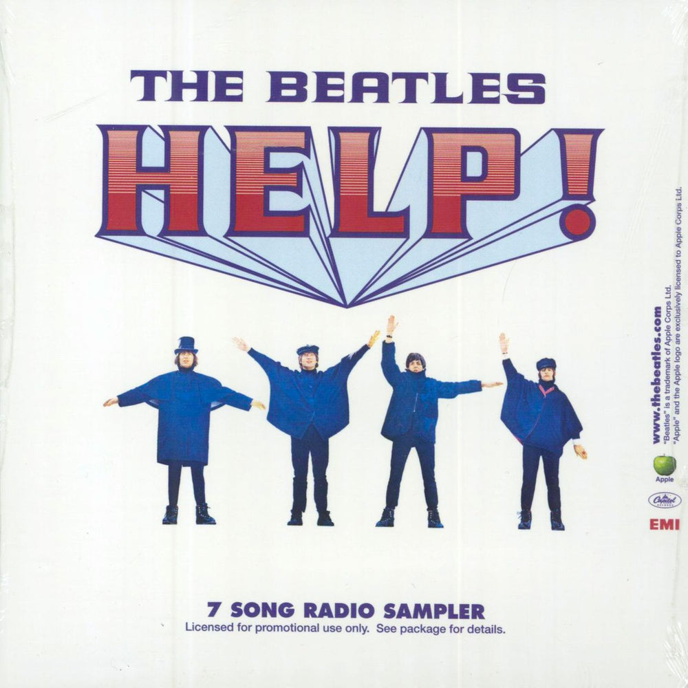 The Beatles Help! - 7 Song Radio Sampler - Sealed US Promo CD album (CDLP) 5099951111427