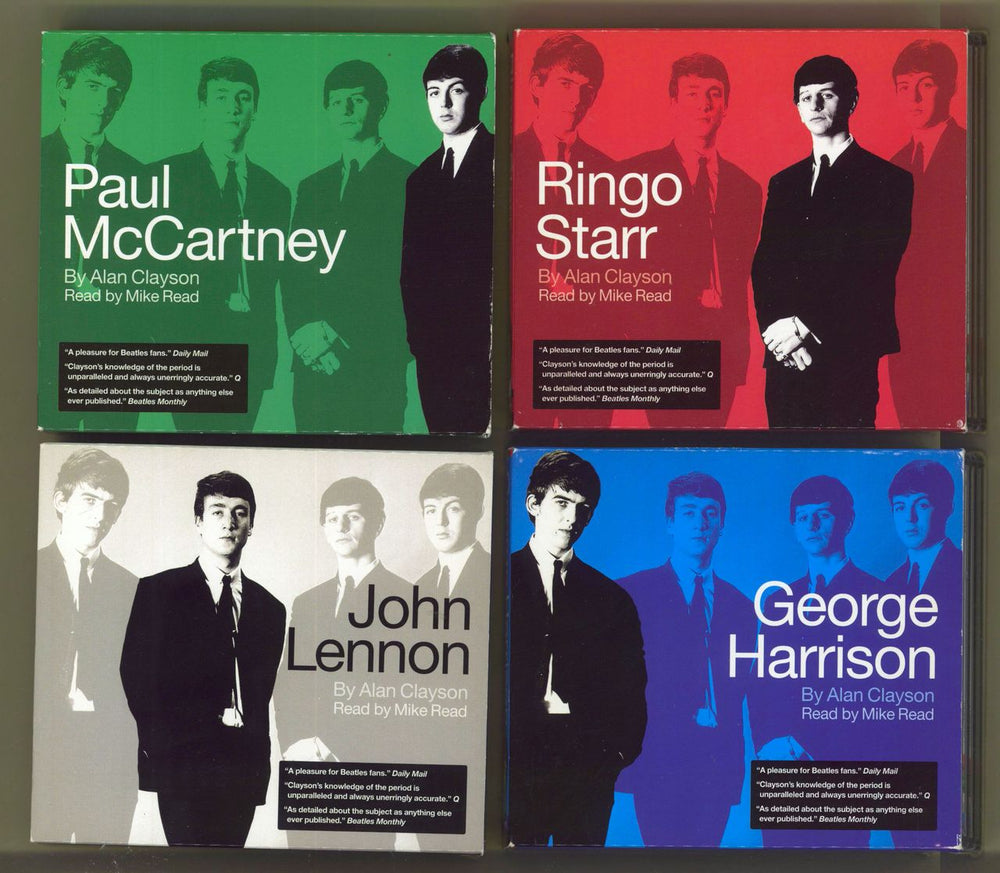 The Beatles John Lennon / Paul McCartney / George Harrison / Ringo Starr UK CD Album Box Set CDBEATSP1/2/3/4