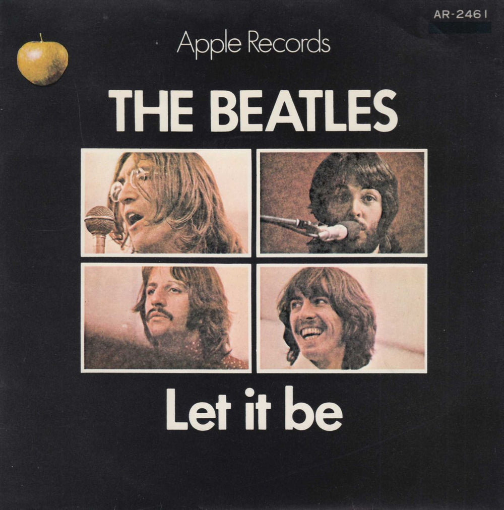 The Beatles Let It Be - 2nd Japanese 7" vinyl single (7 inch record / 45) AR-2461