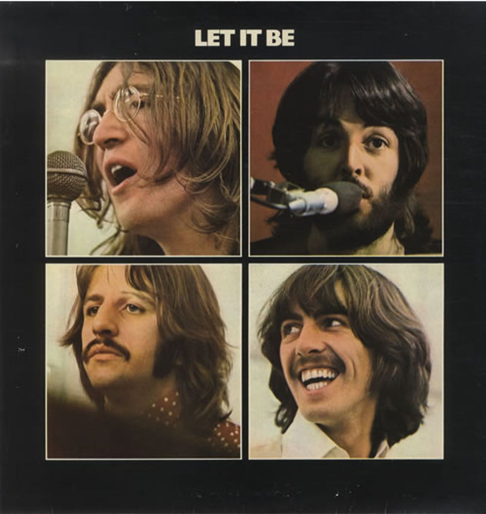 The Beatles Let It Be - Early 80s UK vinyl LP album (LP record) PCS7096