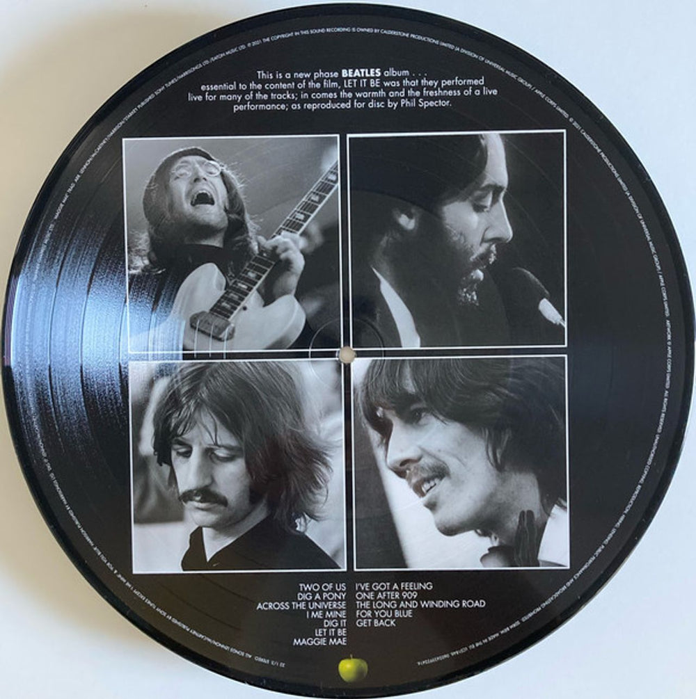 The Beatles Let It Be - Picture Disc Edition - Sealed UK Picture 