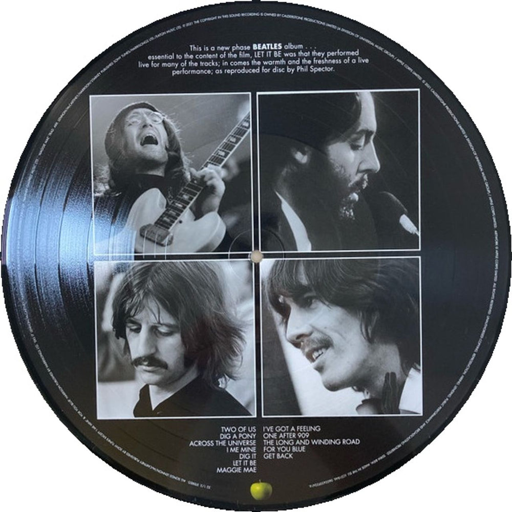 The Beatles Let It Be - Picture Disc Edition - Sealed UK Picture 