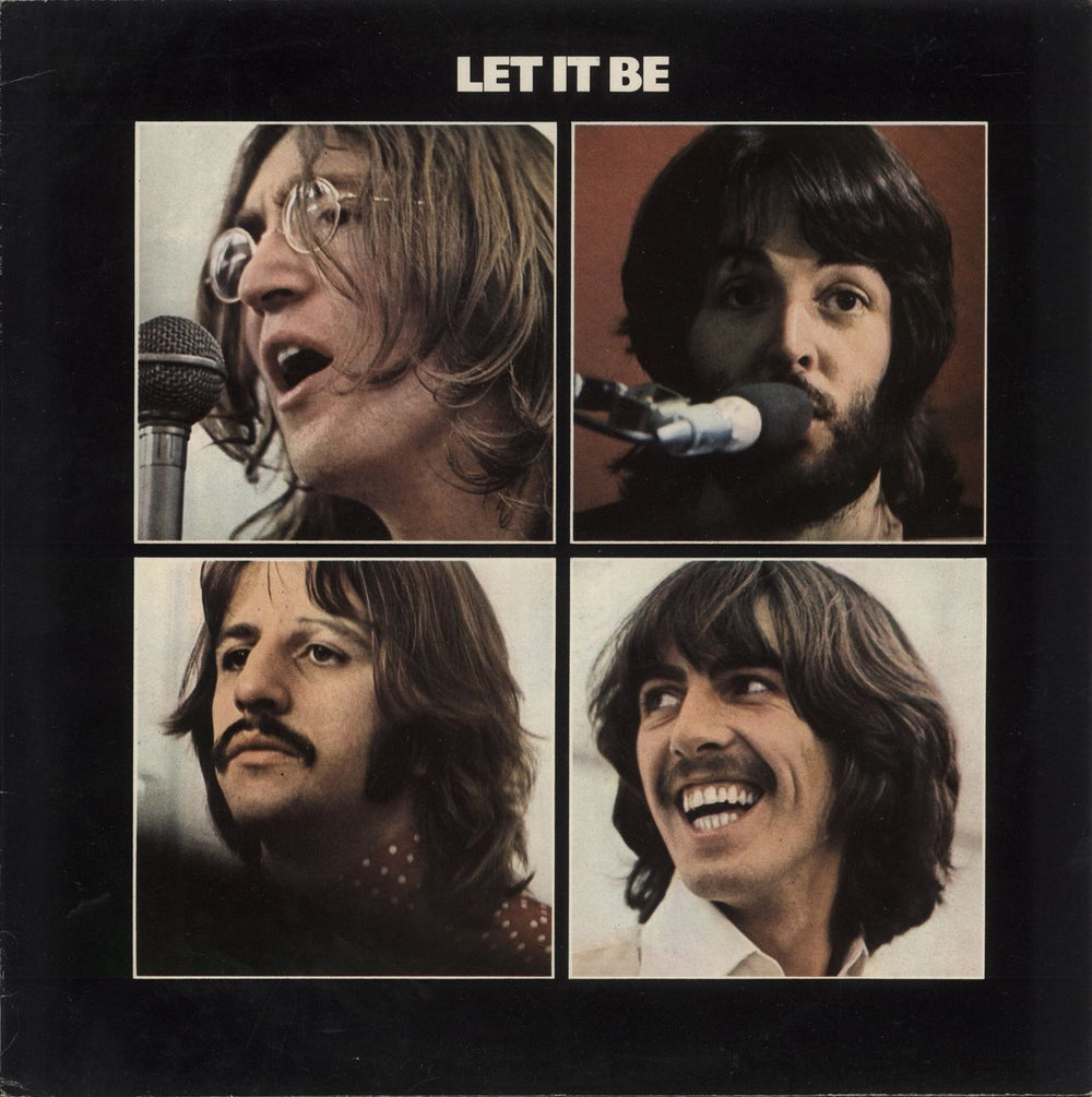 The Beatles Let It Be UK vinyl LP album (LP record) PCS7096