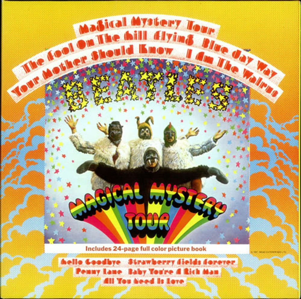 The Beatles Magical Mystery Tour - DMM UK vinyl LP album (LP record) PCTC255