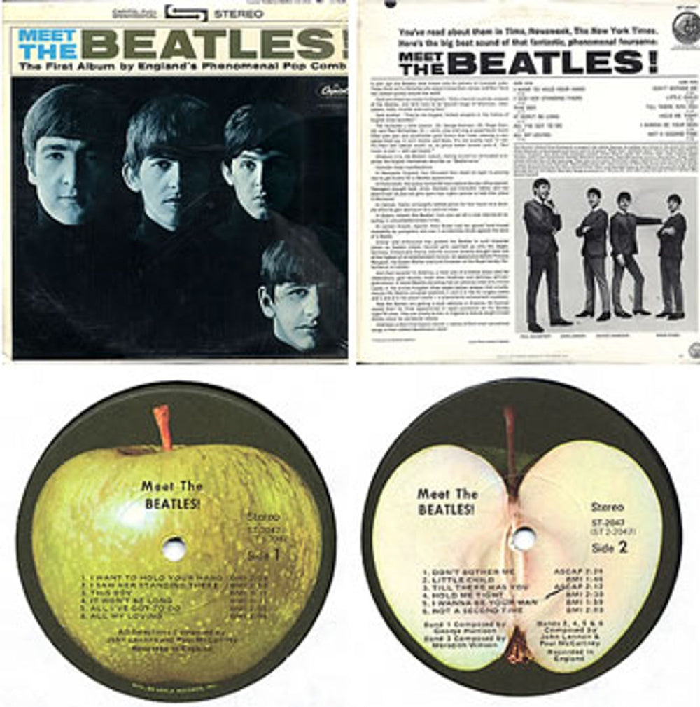 The Beatles Meet The Beatles - Mfd By Apple Label US vinyl LP album (LP record) BTLLPME212090