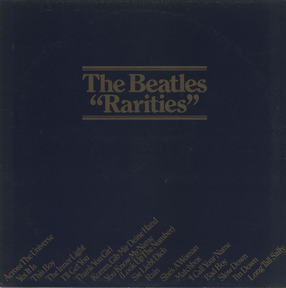 The Beatles Rarities - Blue sleeve - EX UK vinyl LP album (LP record) PSLP261