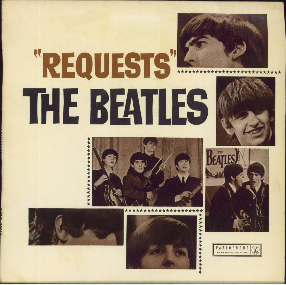 The Beatles Requests E.P. - 70s Australian 7" vinyl single (7 inch record / 45) GEPO70013